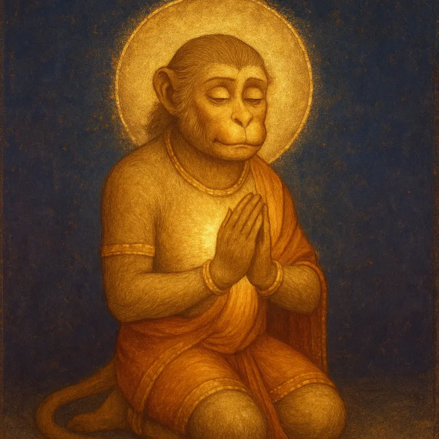 Hanuman in devotion